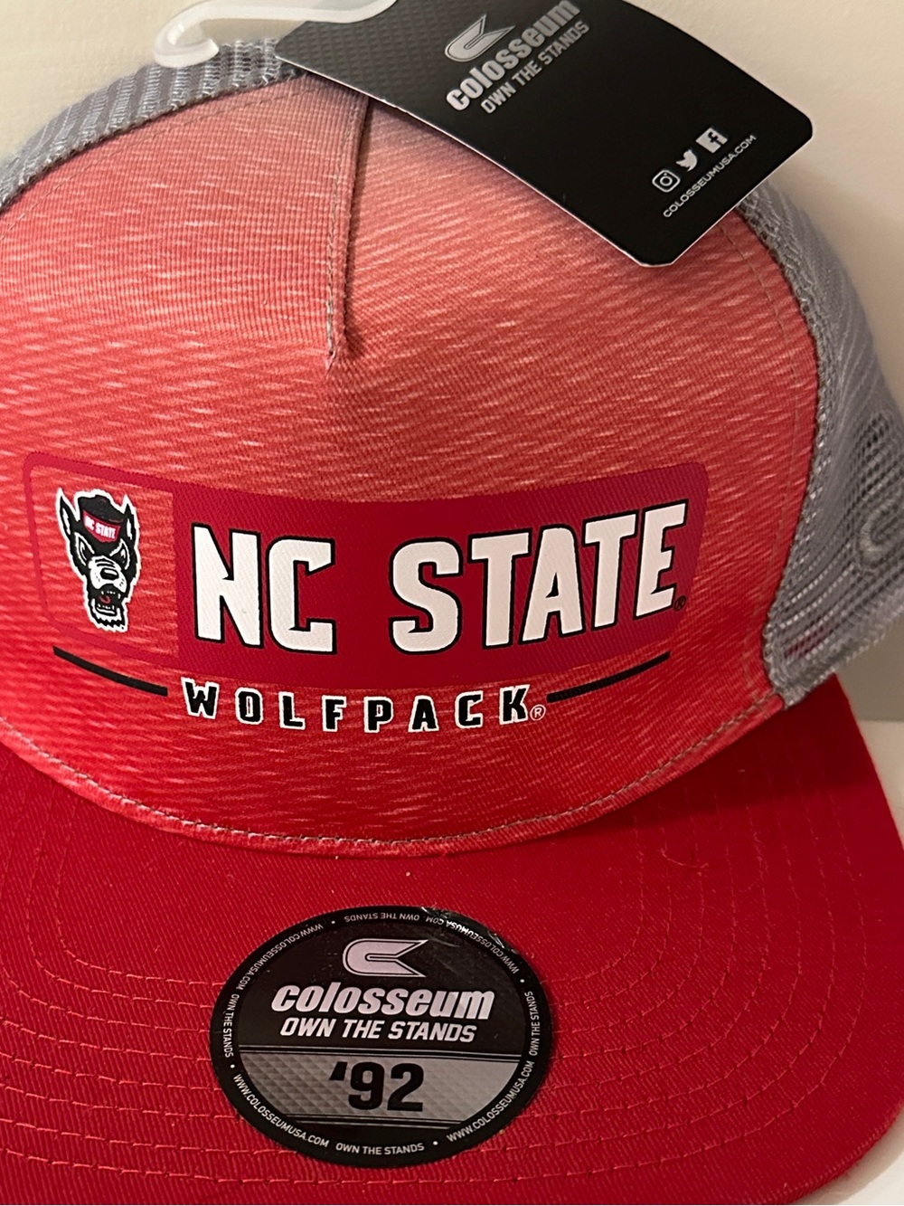 NEW with tags! Colosseum NC State Wolfpack Snapback Hat NCSU Go Pack!